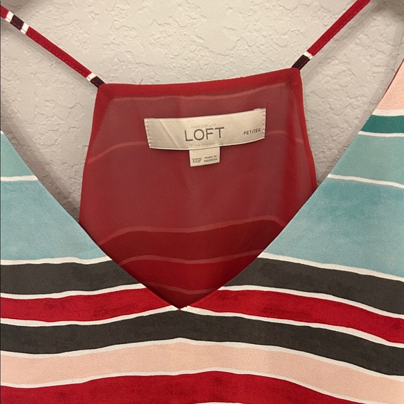 LOFT Women's Multicolor Striped Camisole - Picture 2 of 7